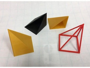 terços cubo dissecção muitos estilos liu hui matemática arte 3d print model - Mito3D