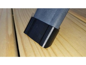 Terrasse Tisch leg cap - Ersatz Teile 3d print model - Mito3D