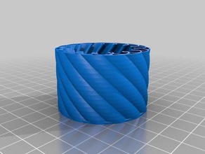 my customized customisable spirograph vase generator internal math art 3d print model - Mito3D
