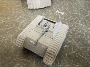 scout tank upgrade zerber - Spielzeug Spiel Zubehör 40k salamander 3d print model - Mito3D