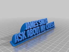 james 2 office customized 3d print model - Mito3D