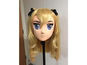 maschera animegao kigurumi costume 3d print model - Mito3D