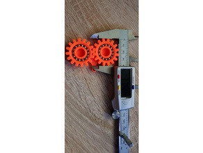 schl&uumlsselanh&aumlnger bb lager mechanisch ist - Spielzeug anet a8 Pistole fidget Spaß Gang Zahnräder prusa schlsselanhnger Stahl zahnrad zu sehen Schlüsselanhänger 3d print model - Mito3D