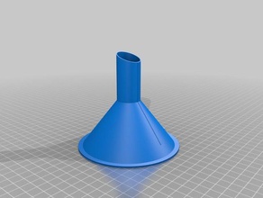 my customized parametric funnel2 kitchen dining 3d print model - Mito3D