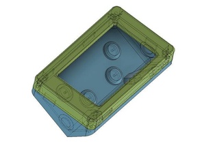 nextion 43 enclosure electronics 3d print model - Mito3D