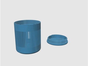 gel de sílica recipiente filamento spool 3d a impressora os acessórios anti caixa umidade armazenamento 3d print model - Mito3D