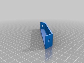 angle bracket shelf support parts 3d print model - Mito3D