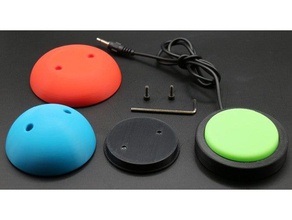 adaptable interrupteur ergonomique bouton d'autres assistivetech appareil d'assistance ergotherapie l'ergothérapie bouton-poussoir commutateur d'accès 3d print model - Mito3D