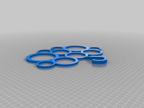cachecol cabide 3d impressão 3d print model - Mito3D