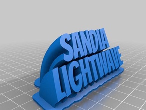 sandia 2 office personalizzato 3d print model - Mito3D