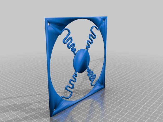 140mm fan grill cover computer custom 3D print model - Mito3D