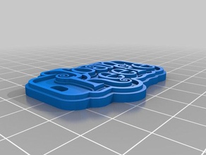 joan keefe Anahtarlık özelleştirilmiş 3d print model - Mito3D