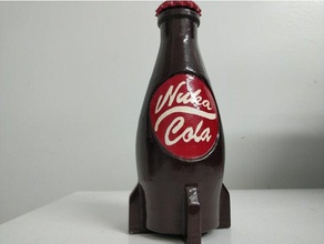 fallout nuka cola video games bottle cap cosplay prop fallout4 4 76 game 3d print model - Mito3D