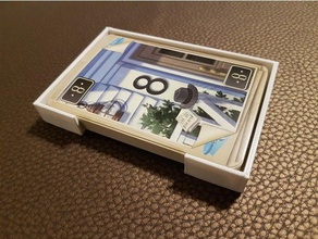 benvenuto carte di archiviazione senza coperchio giocattolo gioco accessori da tavolo organizzatore accessorio la carta credito titolare della scheda memoria su misura benvenuti 3d print model - Mito3D