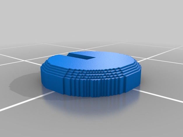 3d-slash drehbaren regler volume control-top-Stück andere 3D print model - Mito3D
