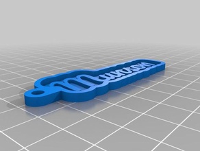 munson keychain keychains customized 3d print model - Mito3D