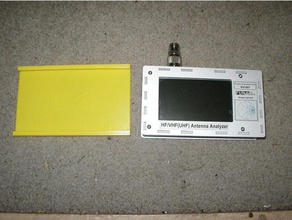 eu1ky anten analizörü ekran koruyucu elektronik kapak amatör radyo openscad 3d print model - Mito3D