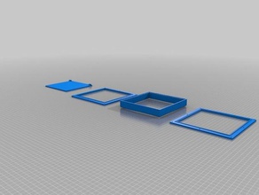 152mm dog door assembly household 3d print model - Mito3D