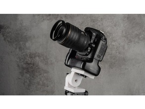 1-wege-stativneiger 1 way tilt head camera wege neiger kamerastativ light stand mount tripod 3d print model - Mito3D