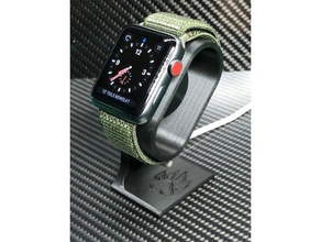apple watch de soporte la pantalla moda dock pie reloj titular 3d print model - Mito3D