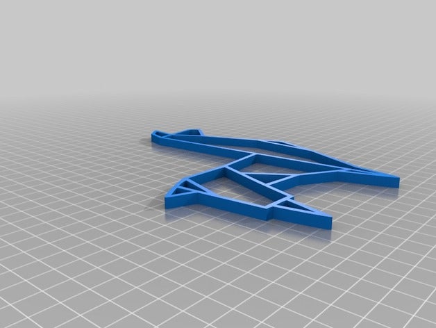 lama origami animais 3D print model - Mito3D