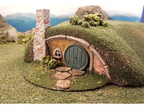 modulare di gioco colline piccole entrate giocattolo accessori bunker grotta hobbiton paesaggio terreno wargame wargames-giochi guerra mappa 3d print model - Mito3D