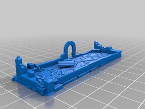 semplice giungla rovine hobby scenario terreno 3d print model - Mito3D