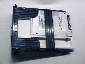 ssd adaptateur dans hpdellibm plateau de disque dur ordinateur caddy hdd mont 3d print model - Mito3D