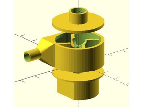 anpassbare Kreiselpumpe diy 3d print model - Mito3D