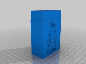 game card box seperator 2 player games customized 3d print model - Mito3D