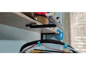 articulated led light shelves household holder shelf bracket 3d print model - Mito3D