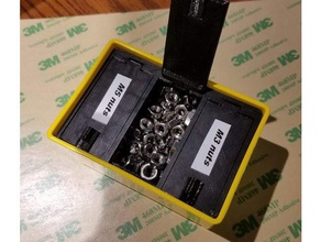 stanley 014725r organizer medium 3 compartment bin lids tool holders boxes organiser 3d print model - Mito3D