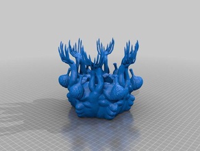 someting holding esculturas 3d print model - Mito3D