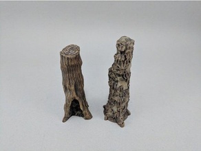 t4p trees toy game accessories 28mm 40k boardgame dnd dungeons dragons fantasy forest pathfinder roleplaying rpg scatter terrain tabletop wargaming warhammer 3d print model - Mito3D