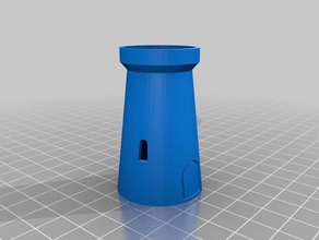 mini ışık-Yukarı Deniz Feneri dikey stl binalar yapılar 3d print model - Mito3D