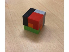 Puzzle cube 3x3x3 Rätsel 3d-puzzle 3d print model - Mito3D