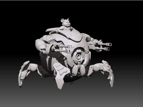 overwatch wrecking ball creatures hammond hamster 3d print model - Mito3D