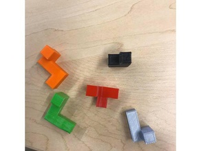 puzzle del cubo 3d print model - Mito3D