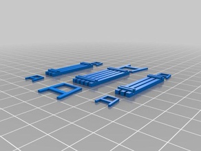 oo scala ho panca da giardino tavolo 3d la stampa 00 indicatore 3d print model - Mito3D