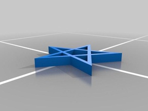 pentagram matematik sanat özelleştirilmiş 3d print model - Mito3D