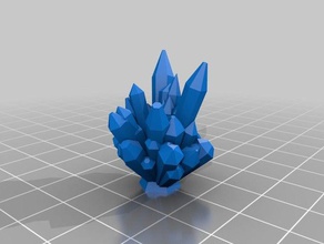 il mio personalizzato casuale generatore di cristalli sculture 3d print model - Mito3D