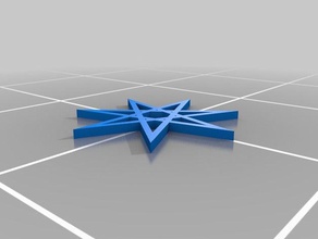heptagram les mathématiques art personnalisé 3d print model - Mito3D