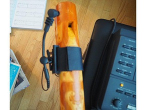fujara entonada flauta soporte del micrófono ápice 565 la música 3d print model - Mito3D