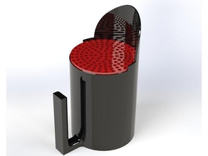 Saatgut-Streuer outdoor Garten cup Dünger bei der Gartenarbeit handheld Samen tool 3d print model - Mito3D