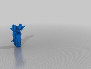 wolven uzay gemi taşımacılığı model robotlar 3d print model - Mito3D