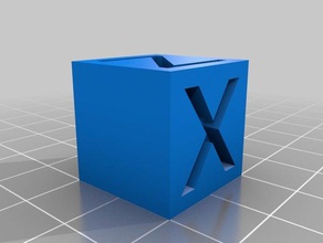 calibración del cubo 3d la impresión prueba de xyz 3d print model - Mito3D
