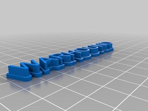 warhound 3d isim plakası heykeller özelleştirilmiş 3d print model - Mito3D