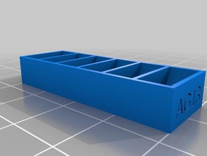 ag13 6 pcs tool holders boxes customized 3d print model - Mito3D