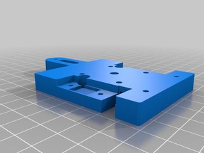 hypercube evolution Diamant-extruder-Schlitten 3d drucken 3d print model - Mito3D