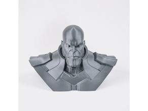 thanos busto las esculturas figura de acción avenger vengadores infinity war mad titan marvel comics legends del universo estatua 3d print model - Mito3D